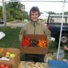 Clare with some great peppers